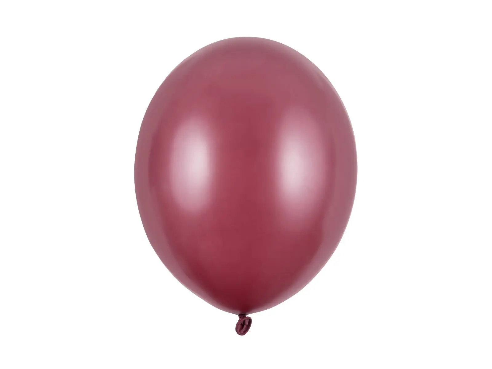 Bordeaux ballong, metallic, 30 cm