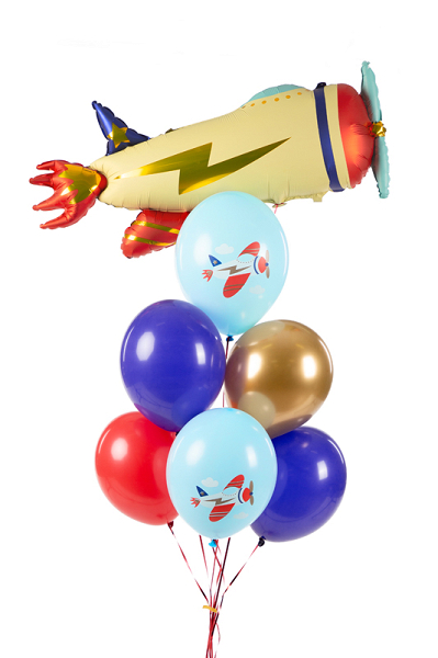 Blandede Ballonger "Little Flyer", 6 stk.
