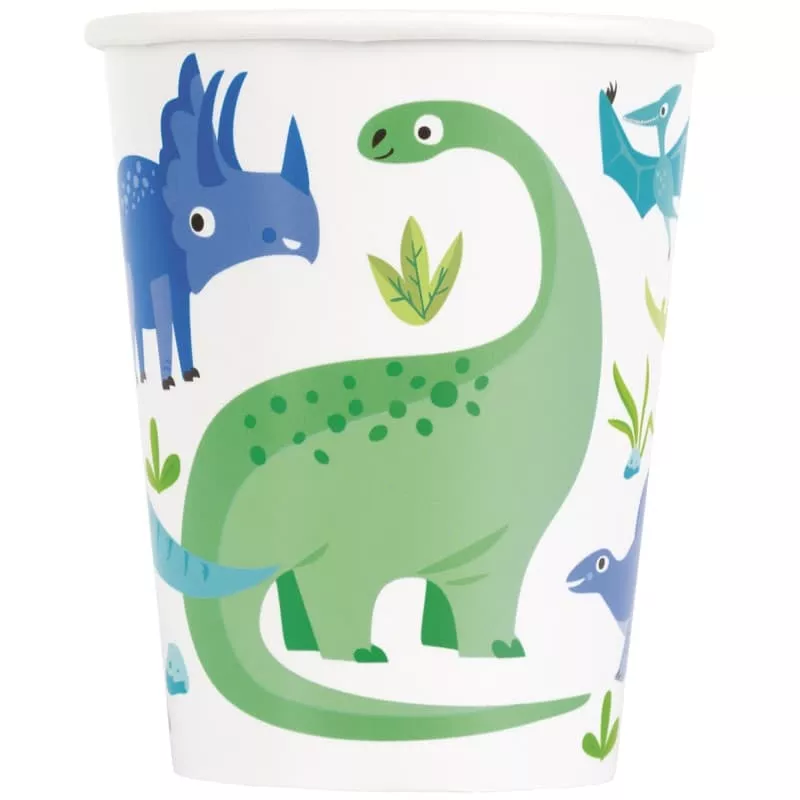 Dino Junior Pappkrus 270 ml, 8 stk.