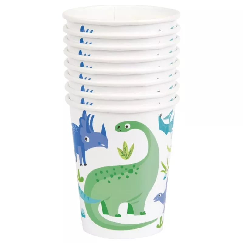 Dino Junior Pappkrus 270 ml, 8 stk.